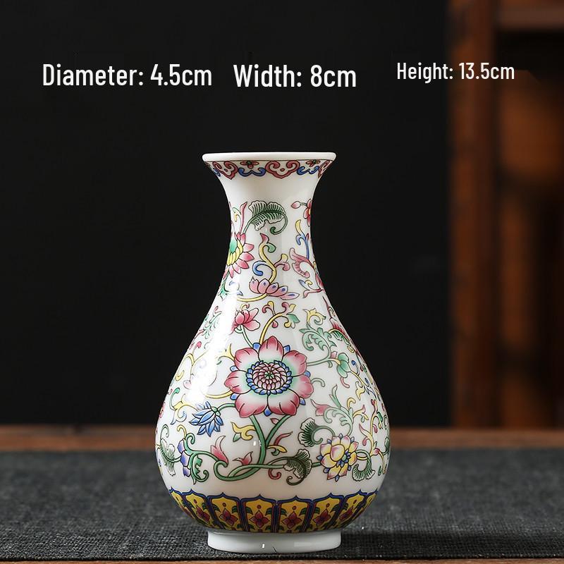 Antique Blue and White Chinese Porcelain Vase - European & American Handicraft for Flower Arrangements