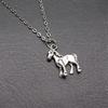 Vintage Animal Pendant Necklace Cat Animal Charm Necklaces Forest Ocean Western Jewelry Gift For Making DIY