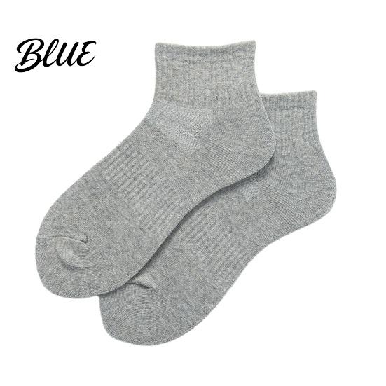 Non-slip Fitness Socks for Gym Cotton Socks Breathable Solid Color Athletic Soft Sweat-Absorbent Lightweight Mesh Sports Running And Daily Wear