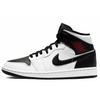 Air Jordan 1 Mid 'White Black' Women's BQ6472-101