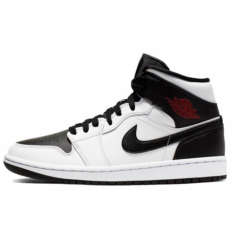 Air Jordan 1 Mid 'White Black' Women's BQ6472-101