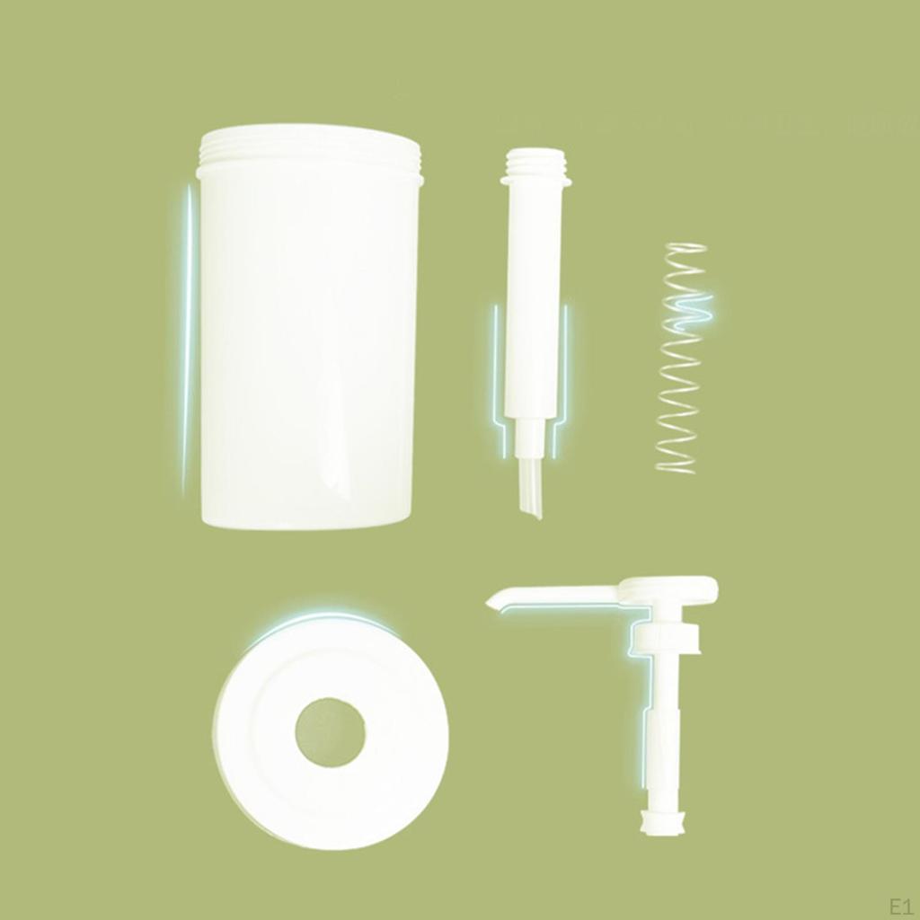 Coffee Syrup Dispenser Ketchup Pump Honey Jar Container with Sauces Condiment Sauce