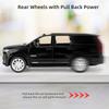 1:32 Scale Car Model Compatible for Collectible Escalade SUV Diecast Toy Vehicle, Zinc Alloy Pull Back Toy Car with Sound and Light for Adult Boys