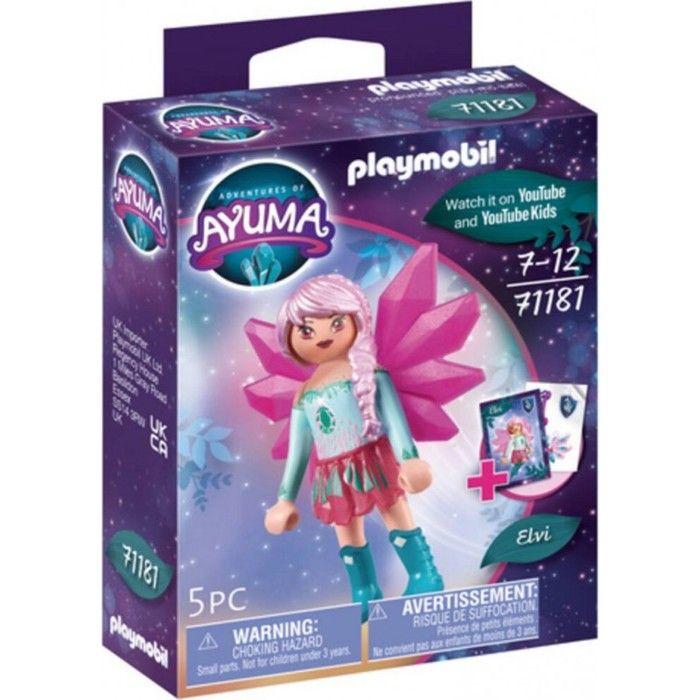 PLAYMOBIL - AYUMA CRYSTAL FAIRY ELVI 71181 - Jeux De Construction - Enfant - Garantie 2 Ans