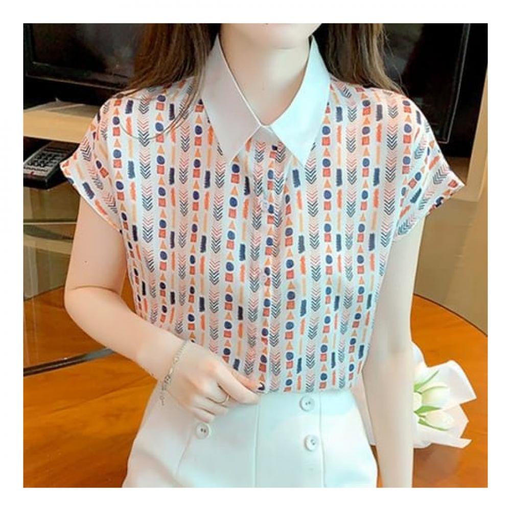 Navava Men S Cap Sleeve Shirt With freSh Print Nb2066