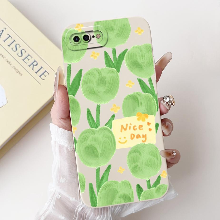 For Apple iPhone 7 Plus Case iPhone8 Plus Luxury Candy Painted Cover Shockproof Phone Case For iPhone 8 iPhone7 Plus Soft Fundas