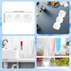 Toothpaste Holder Anti-Slip Squeeze Bottle Organizer Smooth Edge Portable Multipurpose Condiment Container Storage Holder