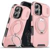 Shockproof Heavy Hard Case with Stand for iPhone 16 Pro Max 15 Pro Max 14 Pro Max