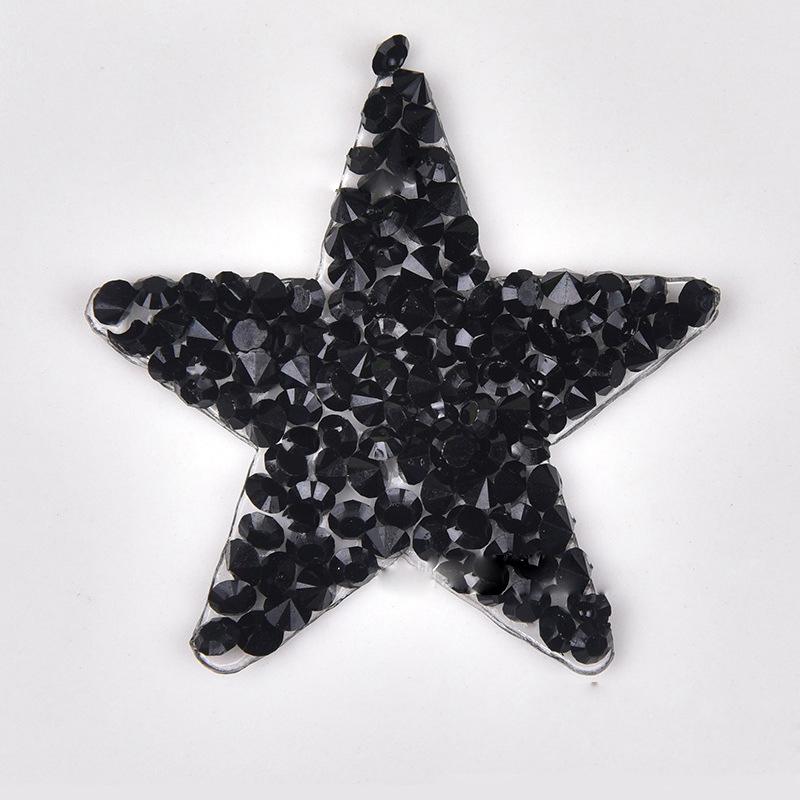 Herzförmige Kleidungsornamente, fünfzackige Bohraugen, Wärmeübertragungsdruck, selbstklebende Schuhe, Zubehör