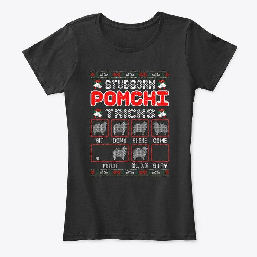 

Футболка унисекс Stubborn Pomchi Tricks Christmas Ugly Premium S