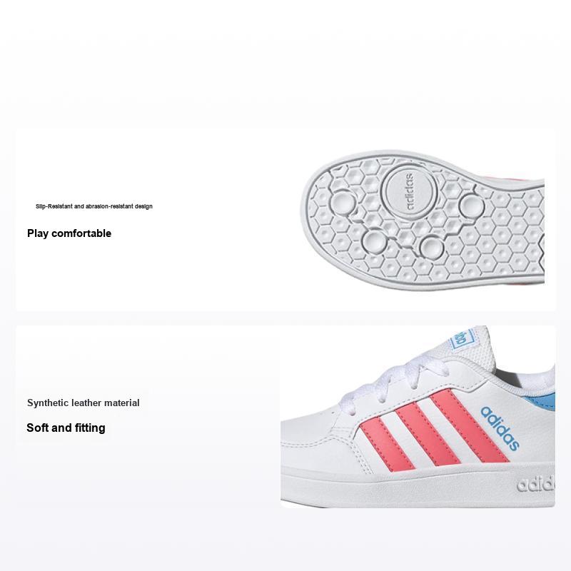Adidas Breaknet J White Acid Red Детские кроссовки Cloud-White Sky-Rush GY6015 36⅔