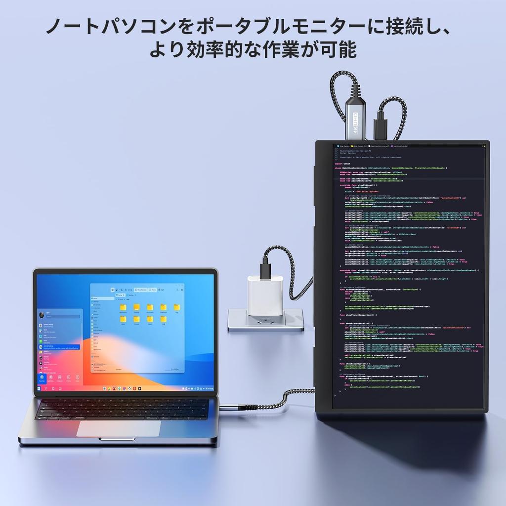 USB C To Mini HDMI Conversion Cable Video USB C To Mini HDMI HDR Converter Thunderbolt 3 Compatible with MacBook iPad and Portable Monitors 2.0