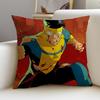 Bold IInvincibleS Cushion Cover Breathable and Skinfriendly Linen Pillowcase Square Removable and Washable Cushion