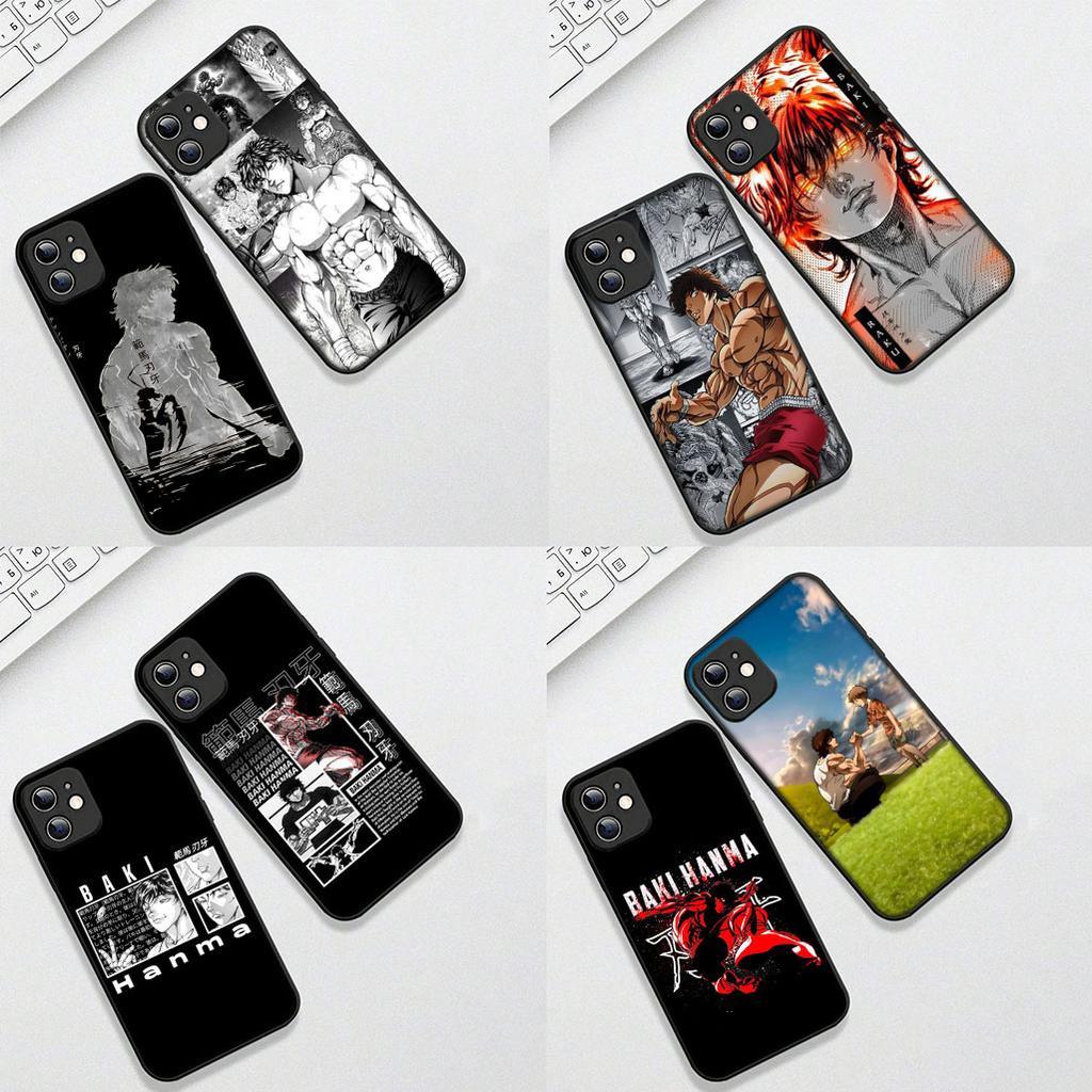 Casing for Apple iPhone 12 13 Pro Max Mini ProMax X XR Air 13Pro XS Phone Cover Protective Case Baki Hanma Art Cartoon