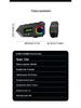 Y30A Wireless Bluetooth Helmet Earphones for Cyclists & Motorcyclists - Waterproof Intercom