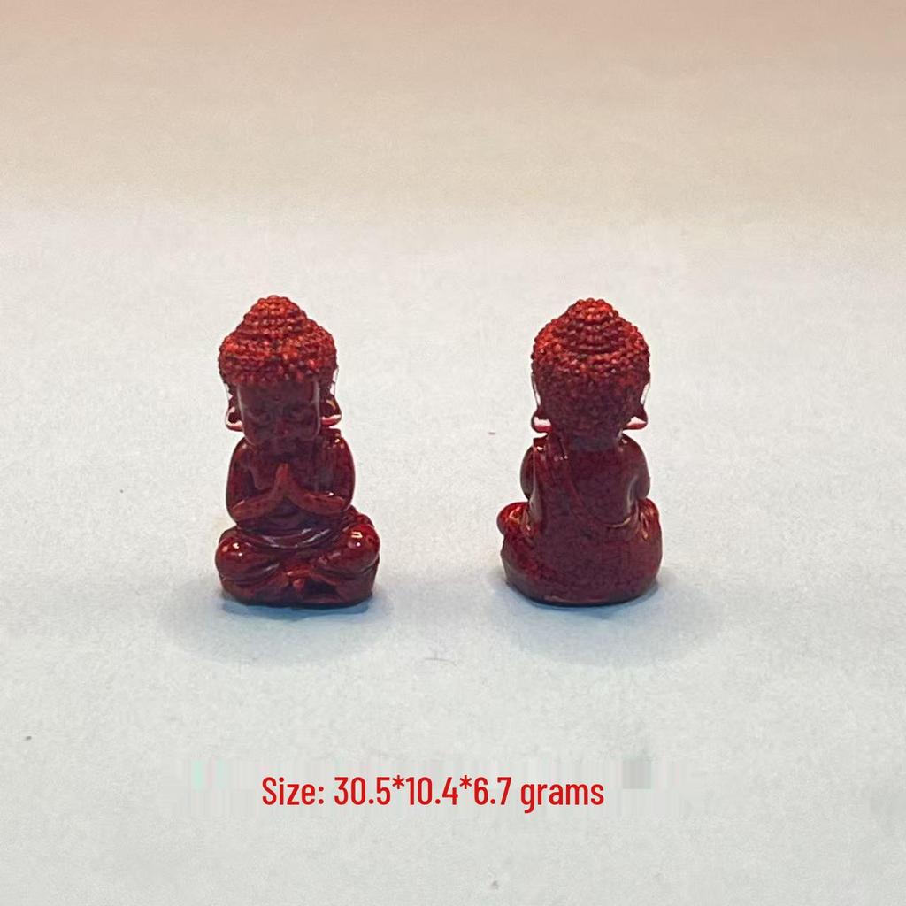 Original Gold-Plated Cinnabar Turtle Shell Fu Plaque and Gourd Pouch Accessories