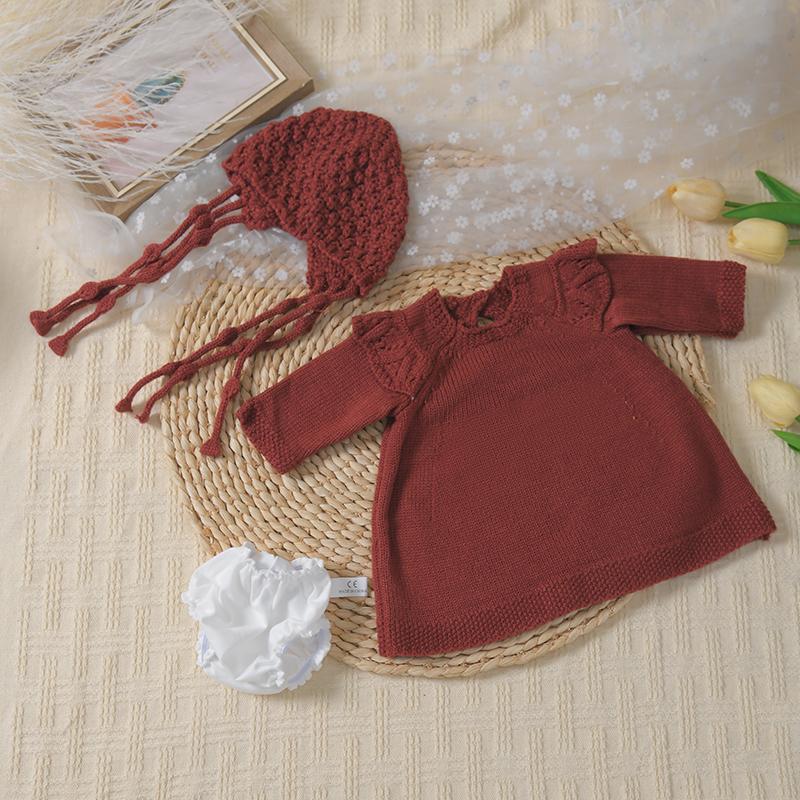 Puppenkleidung für 55cm Baby Reborn Puppe Kleidung Strickkleid DIY Spielzeug Puppenkleidung Zubehör Für 21.65in Baby Puppe Kleidung