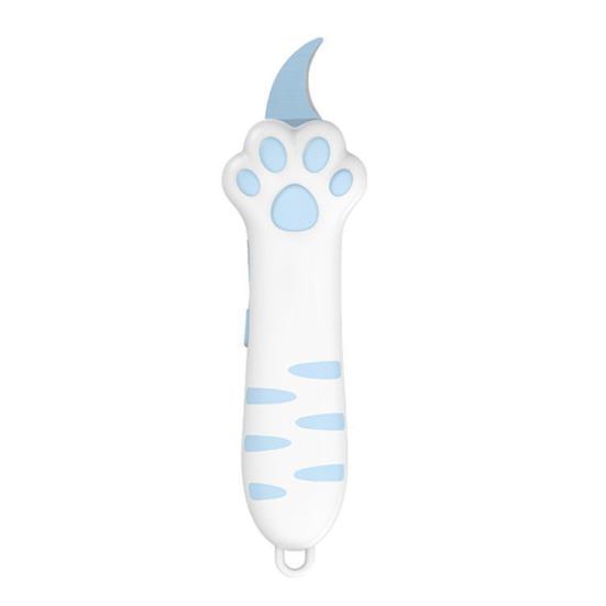 Retractable Cat Paw Utility Steel Blade Multi-purpose Letter Cardboard Portable Travel Cutter with Box Opener Cutting