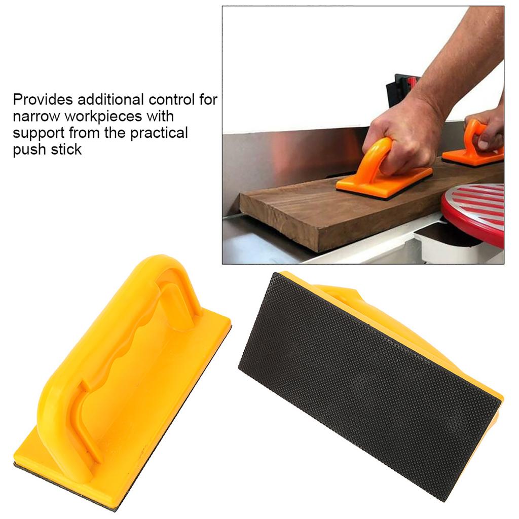 2 stücke Praktische Holz Säge Push-Stick Schräge & Gerade Sicherheit Push Block Holzbearbeitung Werkzeug