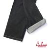 COOKMAN Chef Long Denim Size Medium Pants, Semi-Wide, Pants, Black, 231-23887,