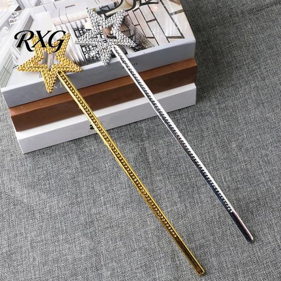 Star Wand for Kids 13 Inches Fairy Kids, Sparkly Rhinestone Magical Stick, Princess Halloween Dress Up Accessories Angel Role Play Costume Birthday