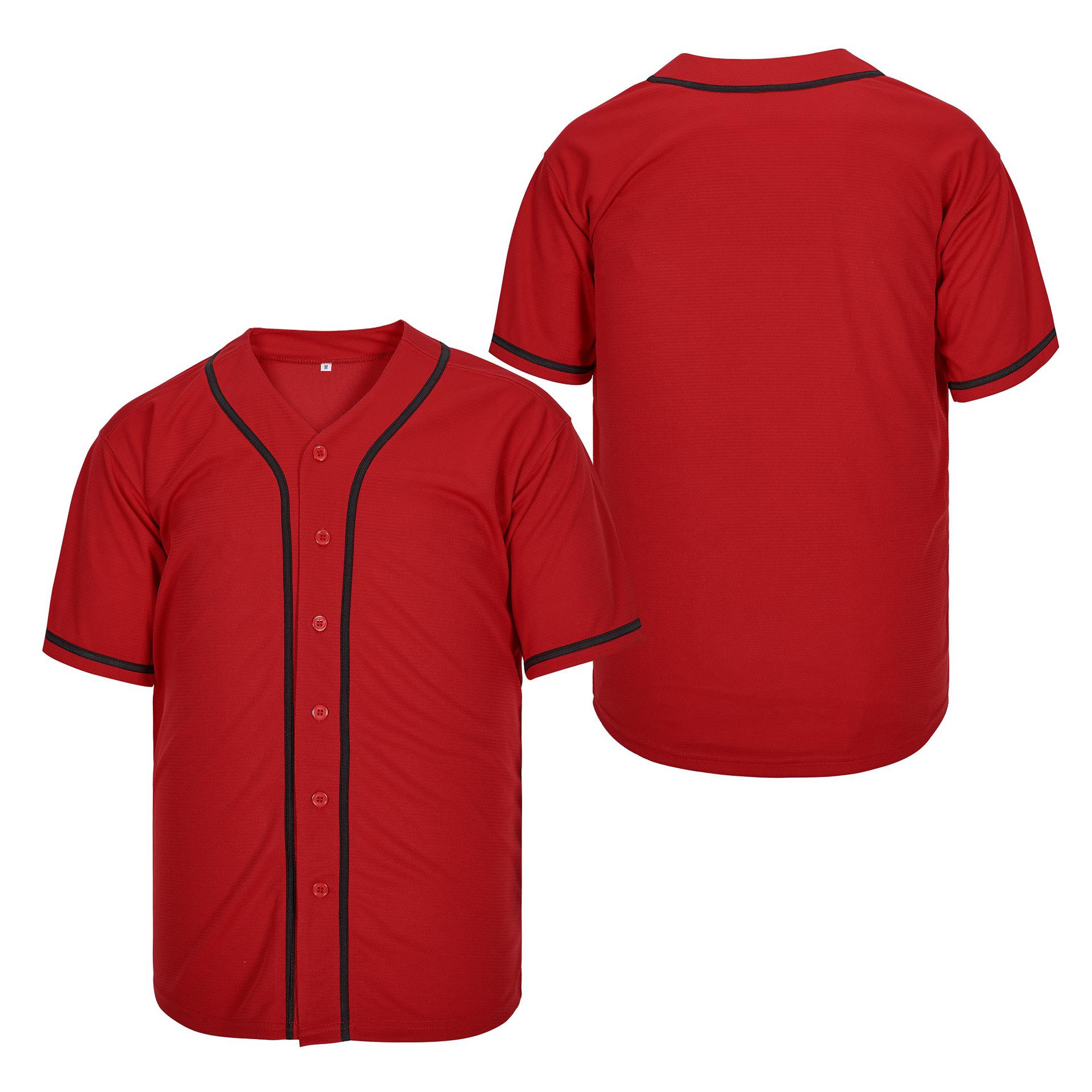 Men s Hip Hop Baseball Jersey, Round Neck, Short Sleeve, Button-Up, US Size XXXL