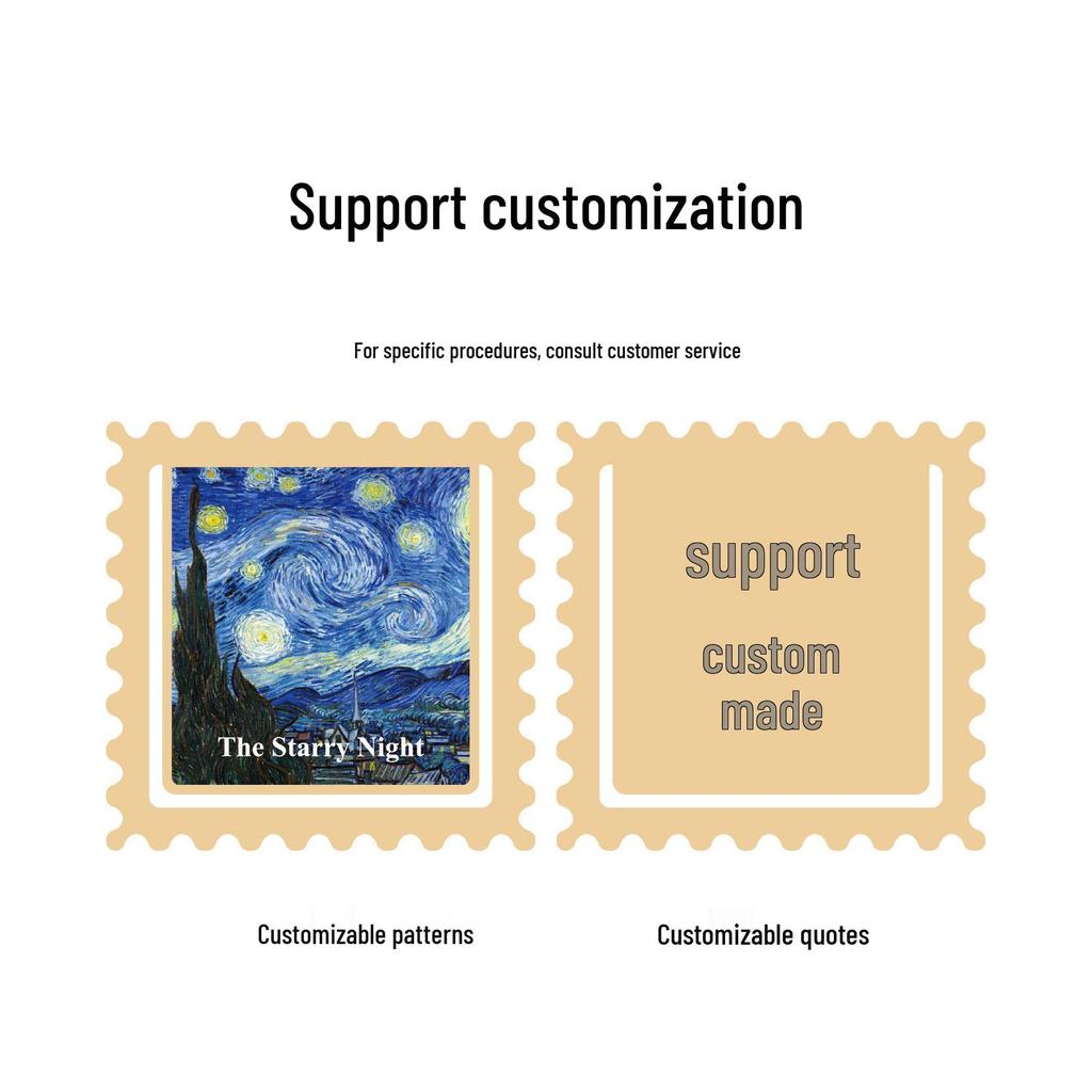 Van Gogh Ölgemälde Metall Lesezeichen - Klassischer Souvenir Clip Geschenk