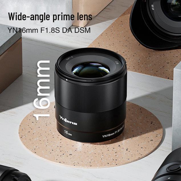Yongnuo 16mm F1.8 Ultra Wide-Angle Prime Autofocus Lens for Sony E-Mount APS-C Mirrorless Cameras