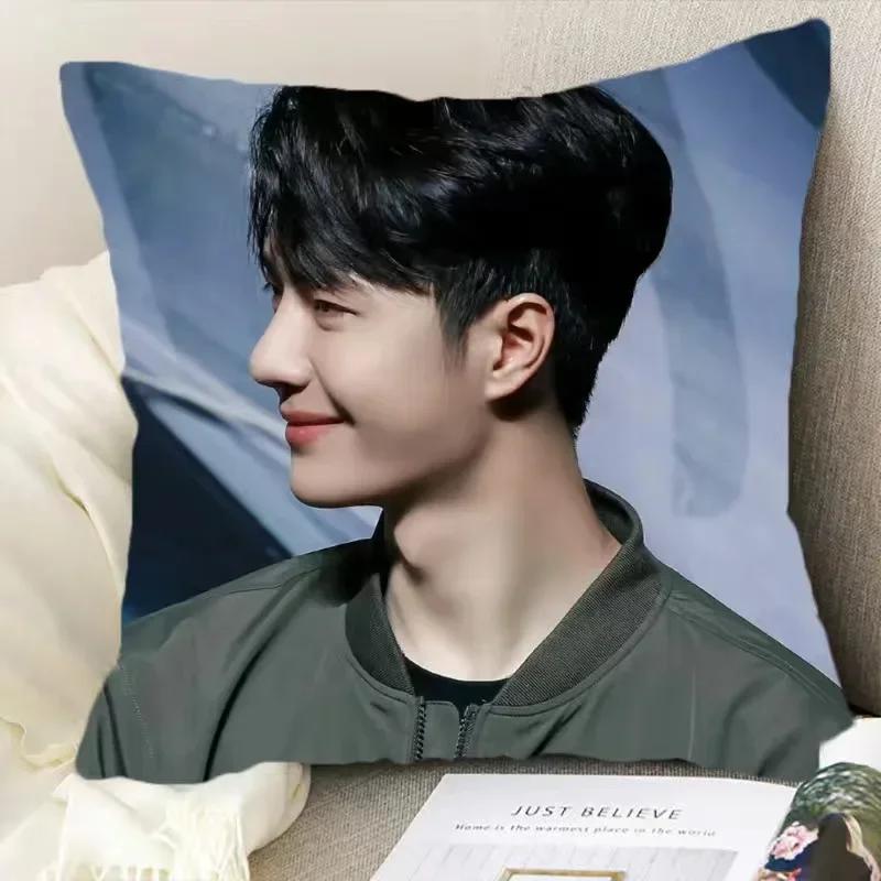 Wang Yibo Yebo Poster Double-sided Printed Pillowcase China Movie Born To Fly Lei Yu Drama Stills Home Car Decor Cushion Cover