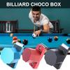 Pool Chalk Holder Billiard Chalk Case Small Aluminum Alloys Portable Magnetic Billiard Cue Chalk Case Snooker Tool Part