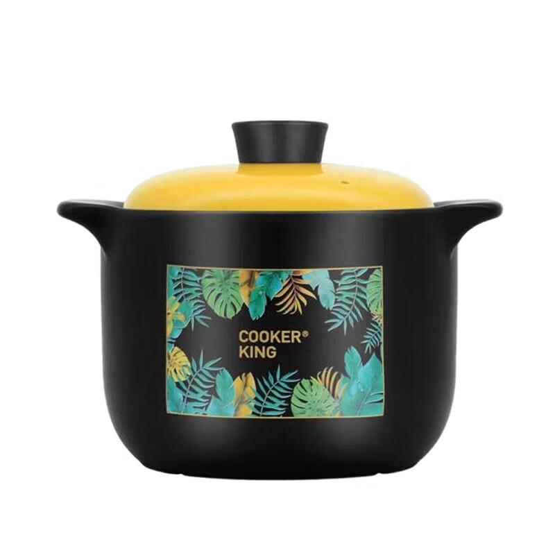 COOKER KING Heat-Resistant Clay Casserole Pot