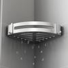 Badezimmerregal ohne Bohren, Wandmontage, Shampooflasche, Dusch-Eckregal, Toiletten-Aufbewahrungsregal, Aluminium, Badezimmer-/Küchenzubehör