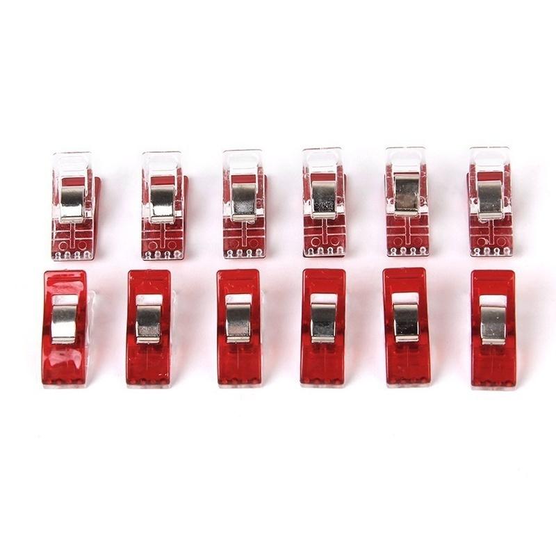 50PCS Pack Wonder Clips Craft Quilting Sewing Knitting Crochet Stationey