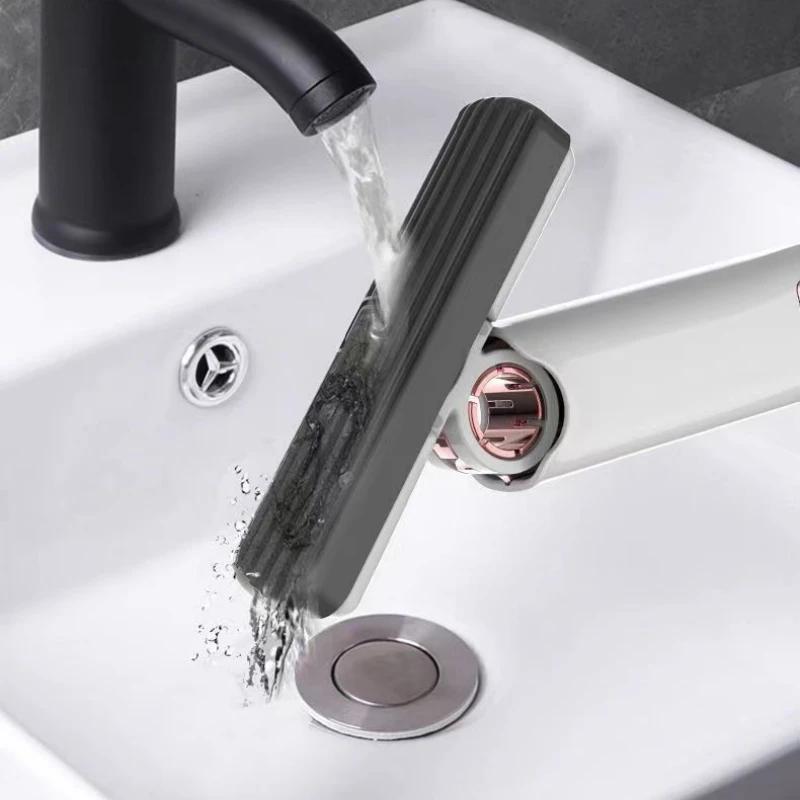 Mini mopy na čištění podlah houba ždímací mop Nářadí pro čištění domácnosti Domácí auto Přenosný stěrač na skleněné obrazovky Mop na pracovní stůl