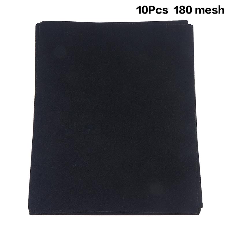 10Pcs Sandpaper 60-2000 Wet And Dry Dual-Use Car Wood Grinding And Polishing Resistant Silicon Carbide Water Sandpaper