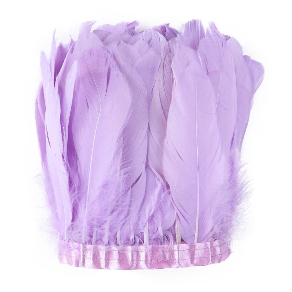 2M/5M/10M White Real Goose Feather Trims Width 15-20cm Goose Feather Ribbon Dyed Clothes Party DIY Craft Dress Sewing Accessory