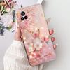 For Vivo V21e V2061 / V21 4G 5G V2050 V2066 Phone Case VivoV21e V 21 4G Elegant Floral Cat Printing Soft Silicone TPU Cases