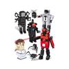 Skibidi Mutant Titan Camera Building Block Cartoon or Game Doll Kids Toys Speaker Camera Titan TV Clock Toilet Bricks Man Model