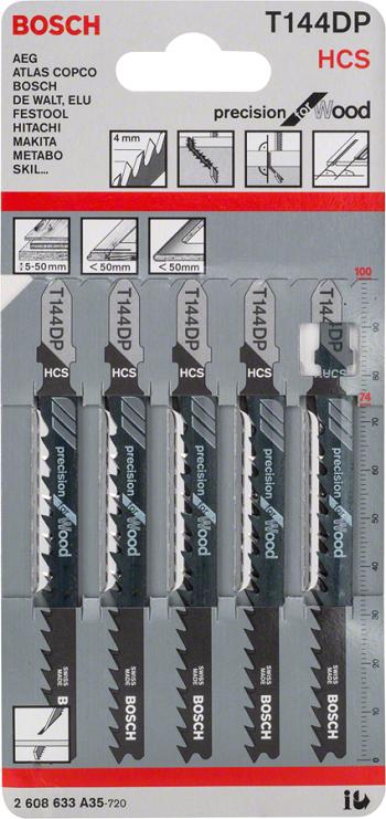 JIGSAW BLADE T144DP 5PCS - B 2608633A35