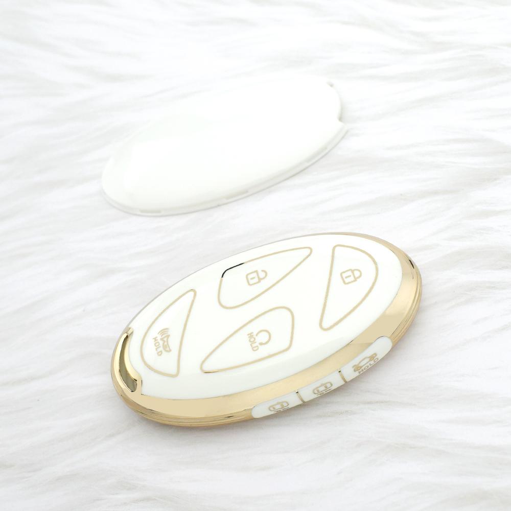 7 Buttons TPU Car Key Case for Hyundai Grandeur GN7 KONA Ev 2023 Lonic 6 Smart Remote Key Shell Fob Auto Cover Accessories