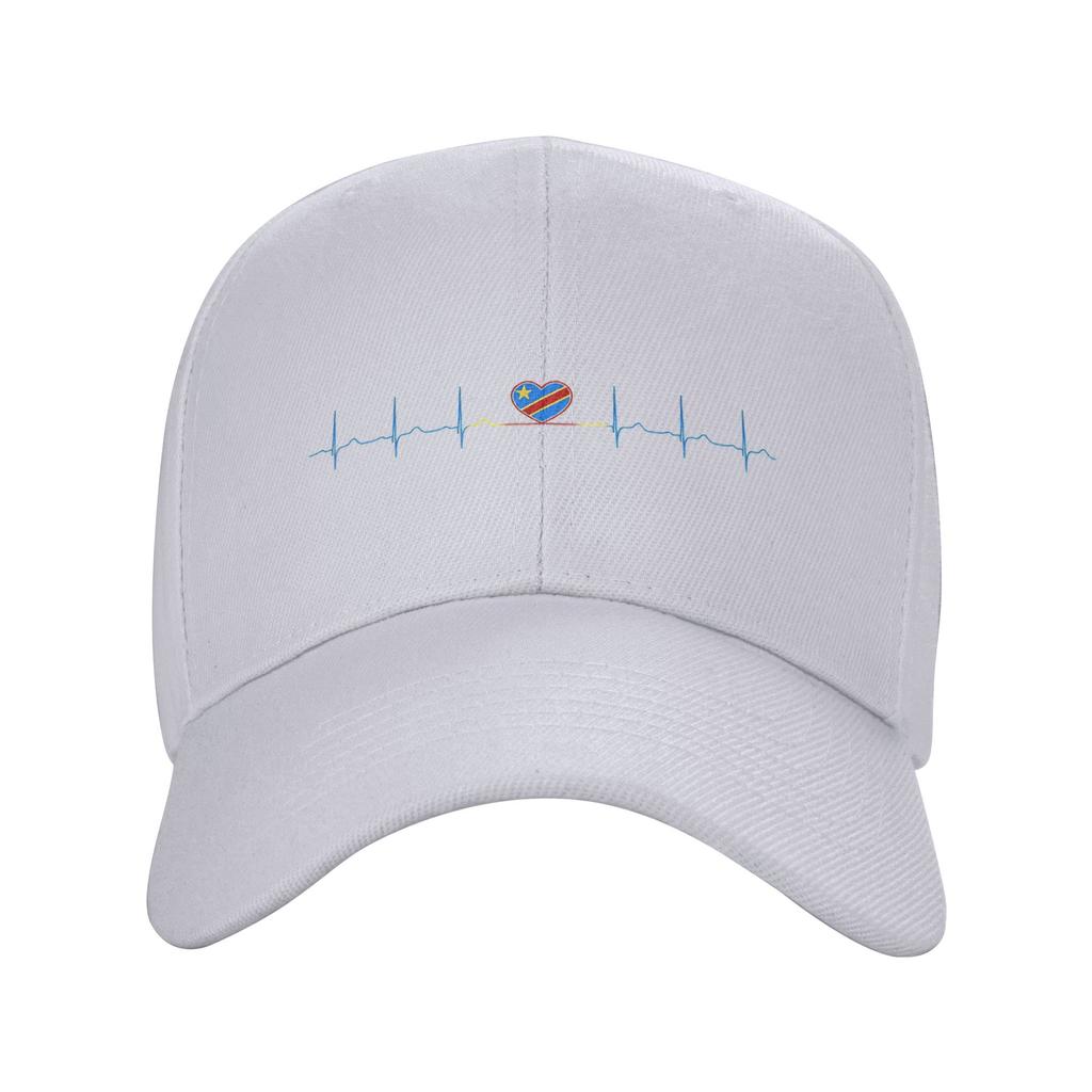 New Baseball Caps Heartbeat DR Congo Cape Verde Accessories For Unisex Trucker Cap Casual Sun Cap Gift