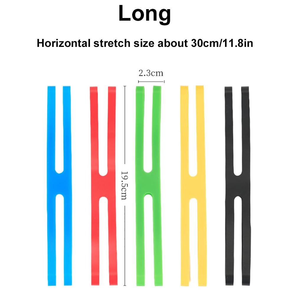 Outdoor Camping Tableware Storage H-shaped Silicone Strap Elastic Color Tie Cutlery Cross Strap Cutlery Packing Strap Camping