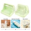 1pack Baby Bottle Box Storage Pp Dustproof Green For Parents