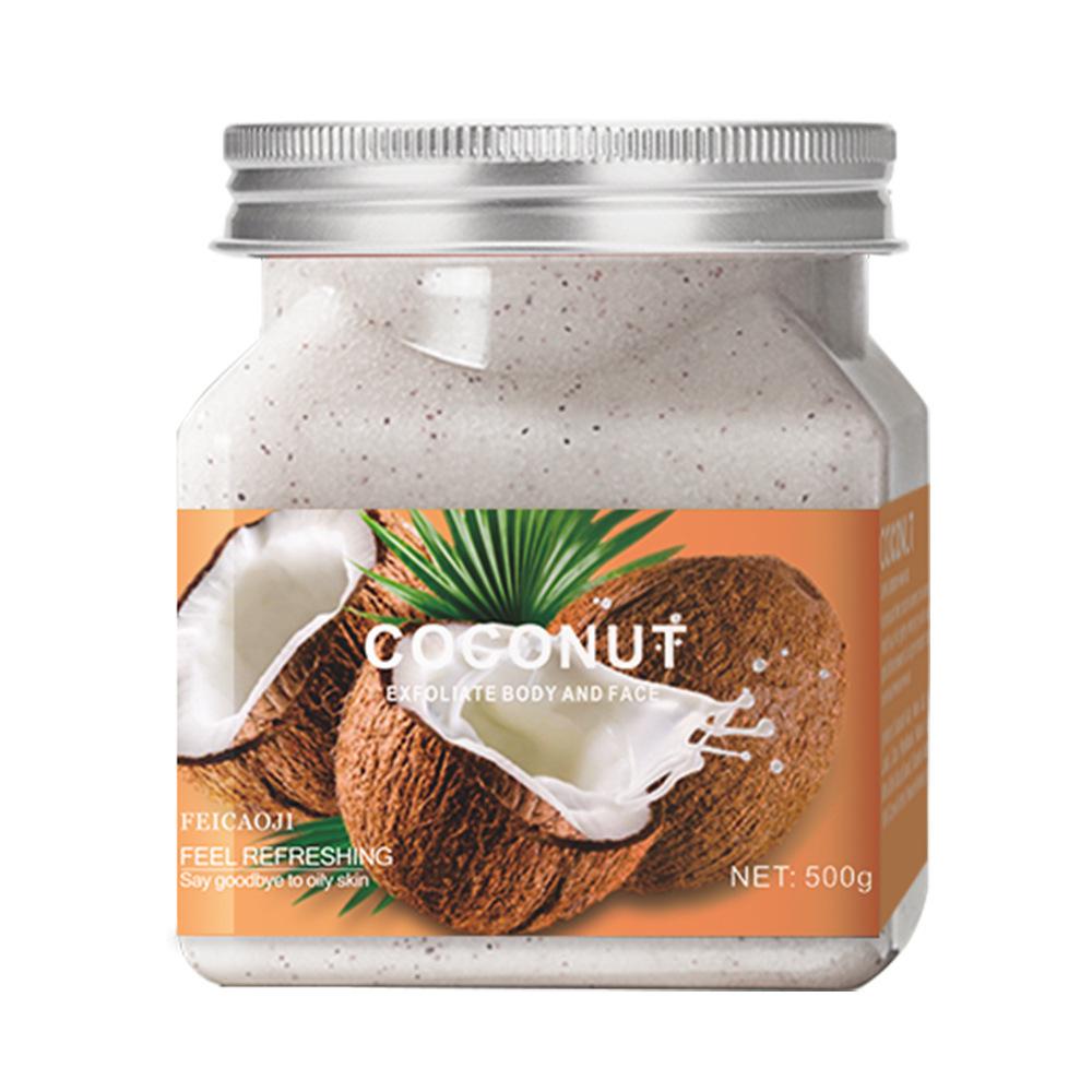 Sea Salt Exfoliating Scrub for Face & Body - Moisturizes & Whitens