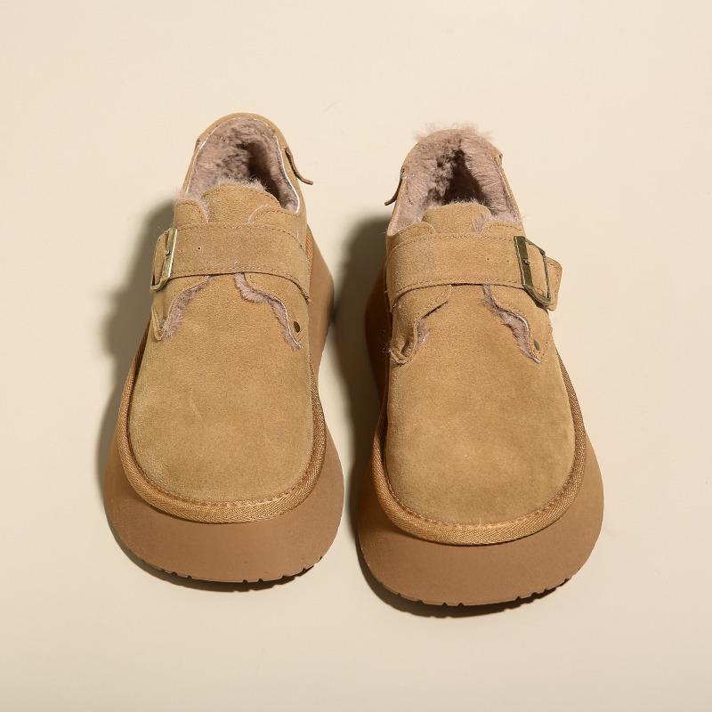 

Зимние ботинки, Женская флисовая обувь с утолщением, Женская обувь на толстой подошве, Новые хлопковые ботинки 40 абрикосовый