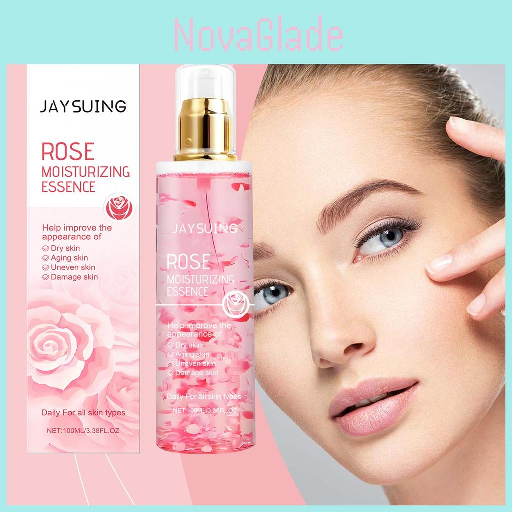 Jaysuing Rose Hydrating Essence Moisturizing Serum For Revitalized Skin Hydration 100ml