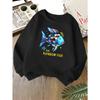 Kids Unisex Crewneck Sweatshirt, The Rainbow Fish Starfish Print Soft Fleece Pullover Suitable For Kids Over 4 Years Old