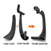 4PCS Car Left Right Front Rear Door Pull Handle Cover Panel Trim Set For Mercedes Benz S Class W220 S200 S300 S350 1998-2003