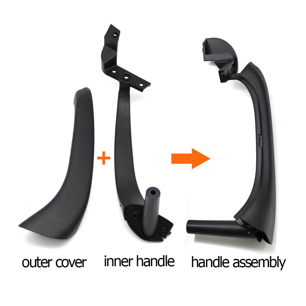 4PCS Car Left Right Front Rear Door Pull Handle Cover Panel Trim Set For Mercedes Benz S Class W220 S200 S300 S350 1998-2003