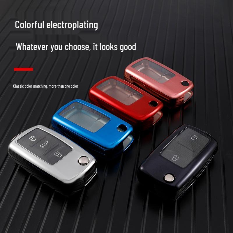 Fits VW Bora, Sagitar, Lavida, Jetta, Passat, POLO, Tiguan & Golf Key Case Cover